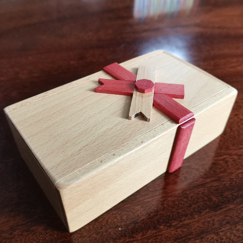 Luban kutija s puzzlom - drvena kutija za pohranu i darove sa mehanizmom otključavanja, prilagodba logotipa OEM