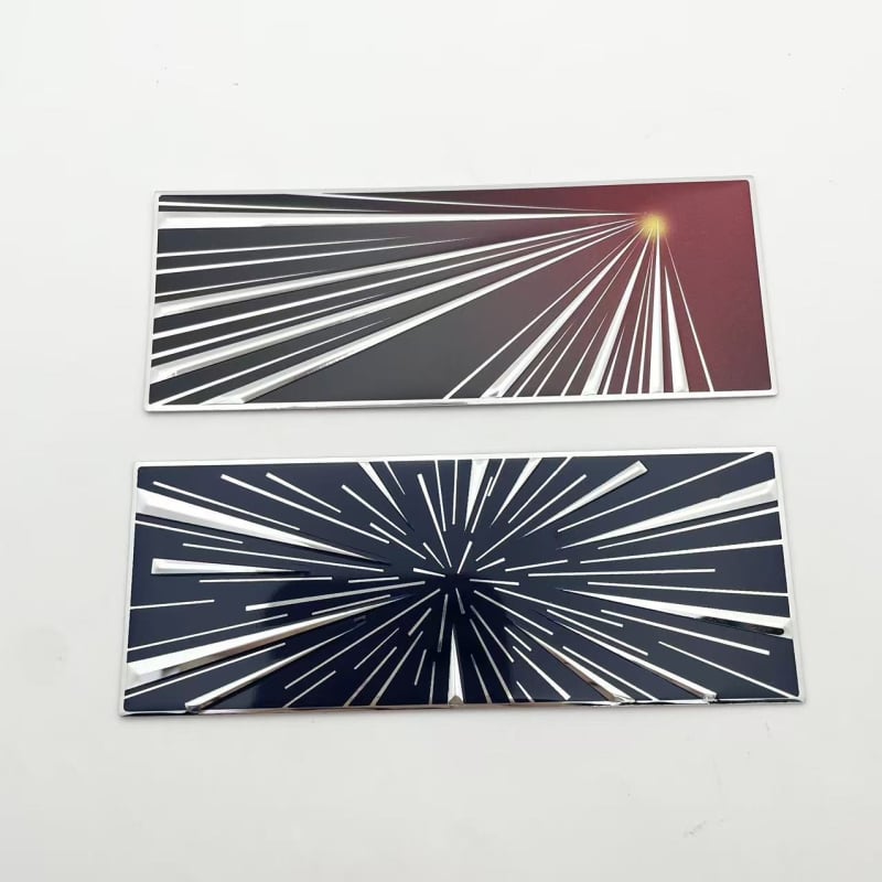 Aluminijska naljepnica za automobil s ljepilom, karikaturni dizajn za Tesla Model 3/Y