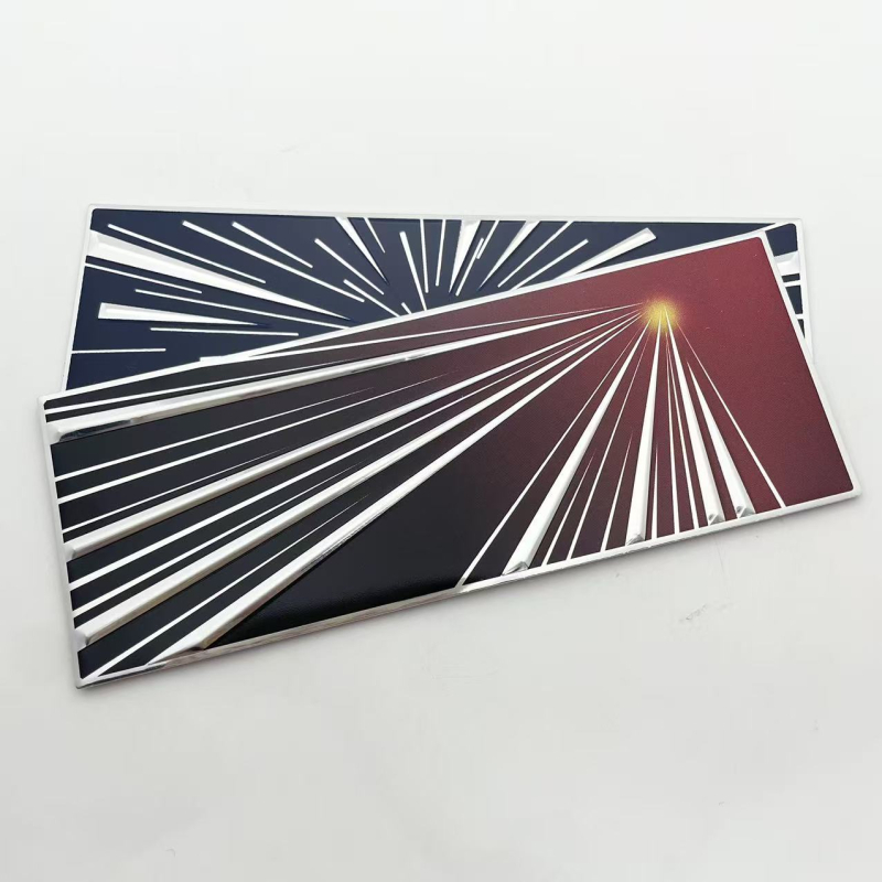 Aluminijska naljepnica za automobil s ljepilom, karikaturni dizajn za Tesla Model 3/Y