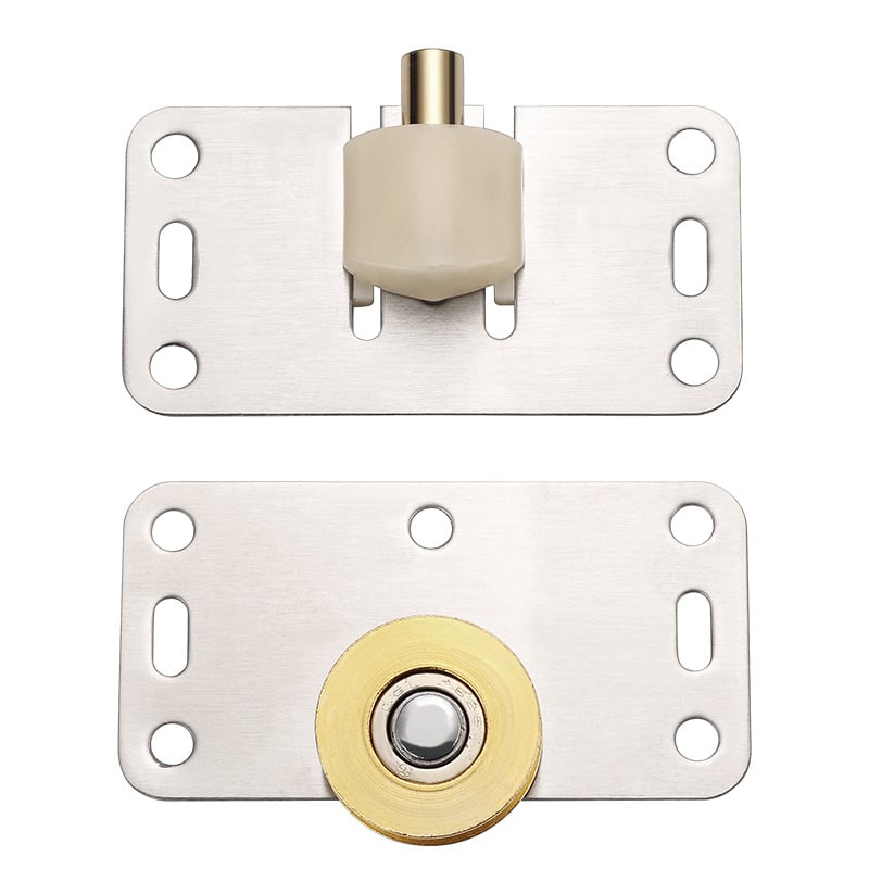 Rola din alamă pentru dulap cu uși glisante, BUFEISON BF-C378B, stil modern minimalist