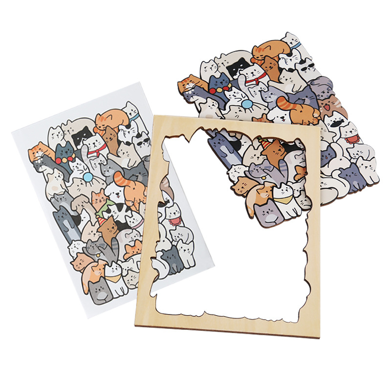 Drveni 3D puzzle sa životinjama za djecu, uzrast 4–6 godina, OEM prilagodba logotipa, licencirana privatna oznaka