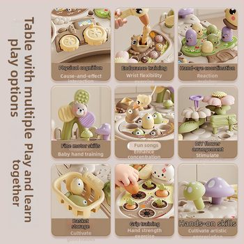 Tamburină de mână pentru copii – corp din plastic, unisex, 0–3 ani, certificat 3C, stimulează dezvoltarea emoțională, vederea și coordonarea mână-ochi