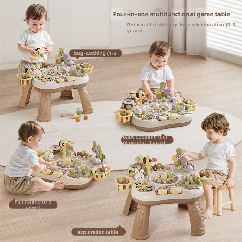 Tamburină de mână pentru copii – corp din plastic, unisex, 0–3 ani, certificat 3C, stimulează dezvoltarea emoțională, vederea și coordonarea mână-ochi