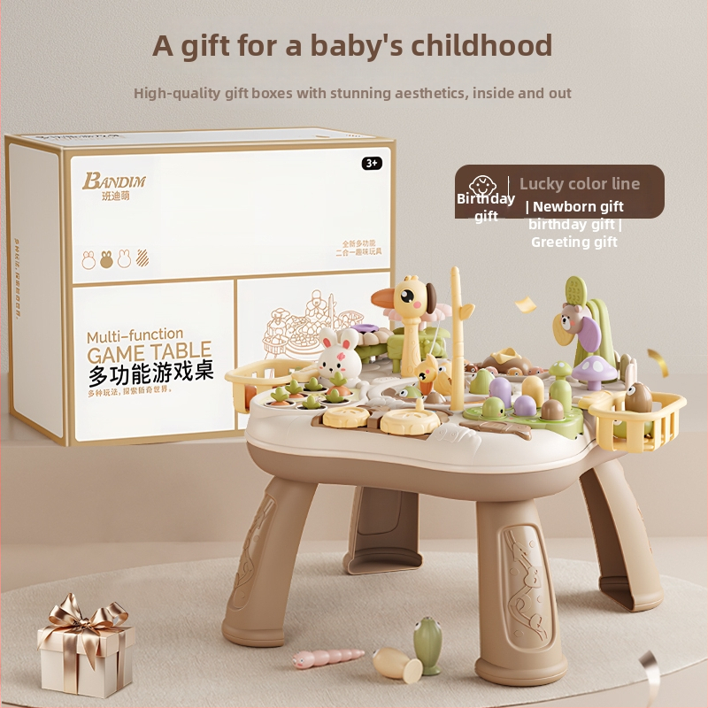 Tamburină de mână pentru copii – corp din plastic, unisex, 0–3 ani, certificat 3C, stimulează dezvoltarea emoțională, vederea și coordonarea mână-ochi