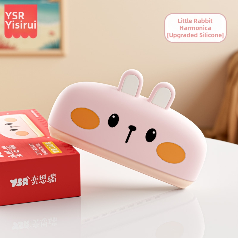 Harmonica cu 3 găuri pentru copii — instrument de suflat din ABS, jucărie muzicală pentru educație timpurie, 4–6 ani
