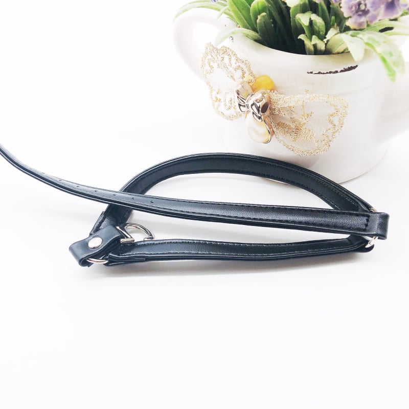 SJK-PU Remen za sprječavanje klizanja pete za žene – Trokutasto vezivanje, Književno retro stil, Marka Jiaojianer