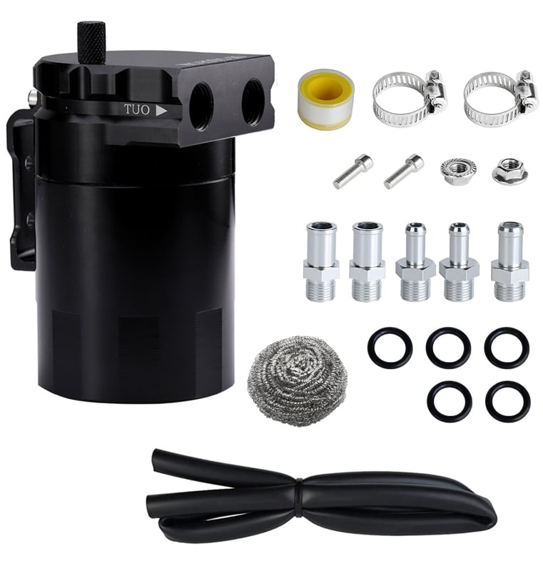 Ulovitelj ulja za automobil, univerzalni model, aluminijska legura, 300 ml, model XH-JT049, RIAYOOE