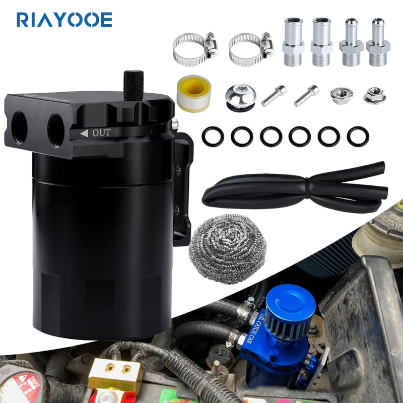 Ulovitelj ulja za automobil, univerzalni model, aluminijska legura, 300 ml, model XH-JT049, RIAYOOE