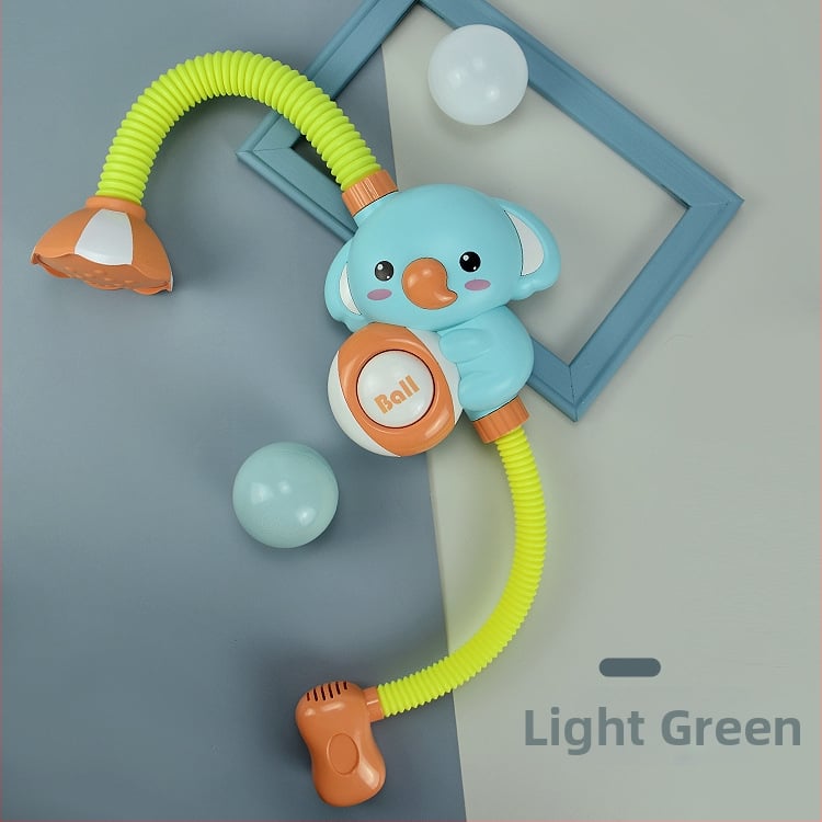 Jucărie electrică de baie în formă de elefant cu jet de apă – ABS, funcție baie/dus, pentru copii 4–6 ani