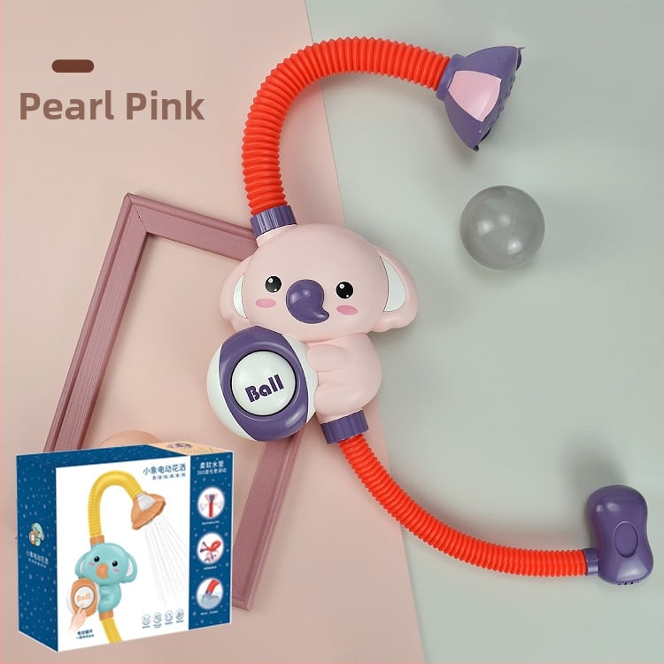 Jucărie electrică de baie în formă de elefant cu jet de apă – ABS, funcție baie/dus, pentru copii 4–6 ani