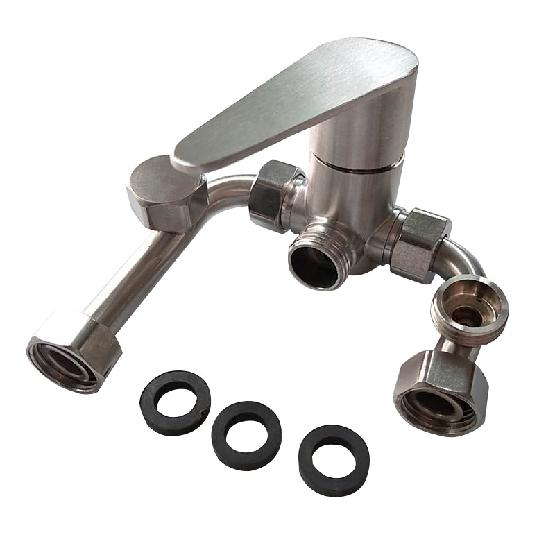 Βαλβίδα ανάμειξης για ηλεκτρικό θερμοσίφωνα, U-μορφή από ανοξείδωτο 304, μοντέλο HS-00016, πίεση 0,85 MPa, κρύο 4°C, ζεστό 45°C, ροή εξόδου 10 L/min