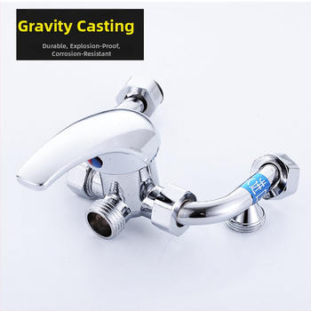 Valvă amestec pentru boiler, din aliaj în formă de U, mixer de duș expus, reglare apă caldă/rece, presiune de lucru 1,0 MPa, 90°C/5°C, debit 230