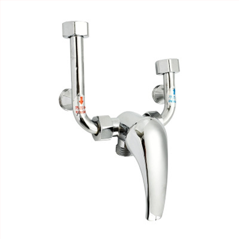 Valvă amestec pentru boiler, din aliaj în formă de U, mixer de duș expus, reglare apă caldă/rece, presiune de lucru 1,0 MPa, 90°C/5°C, debit 230