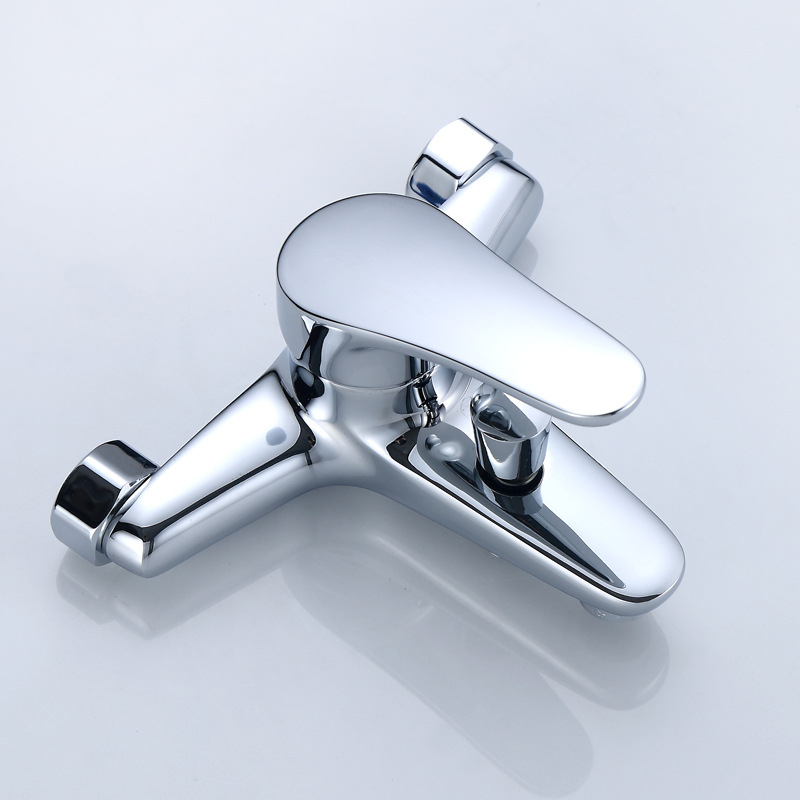 Robinet de baie încastrat, triplu canal pentru apă caldă/rece, din cupru, cu întrerupător de duș și amestecător cu încălzitor electric (Model JL63113, presiune 1.6 MPa, cald 90°C, rece 0–100°C)