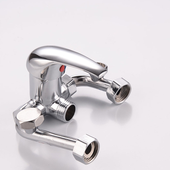 Βαλβίδα ανάμιξης από χαλκό σε σχήμα U για ηλεκτρικό θερμαντήρα νερού — μοντέλο 001, λειτουργική πίεση 1,6 MPa, ζεστό νερό 100°C, κρύο νερό 0°C