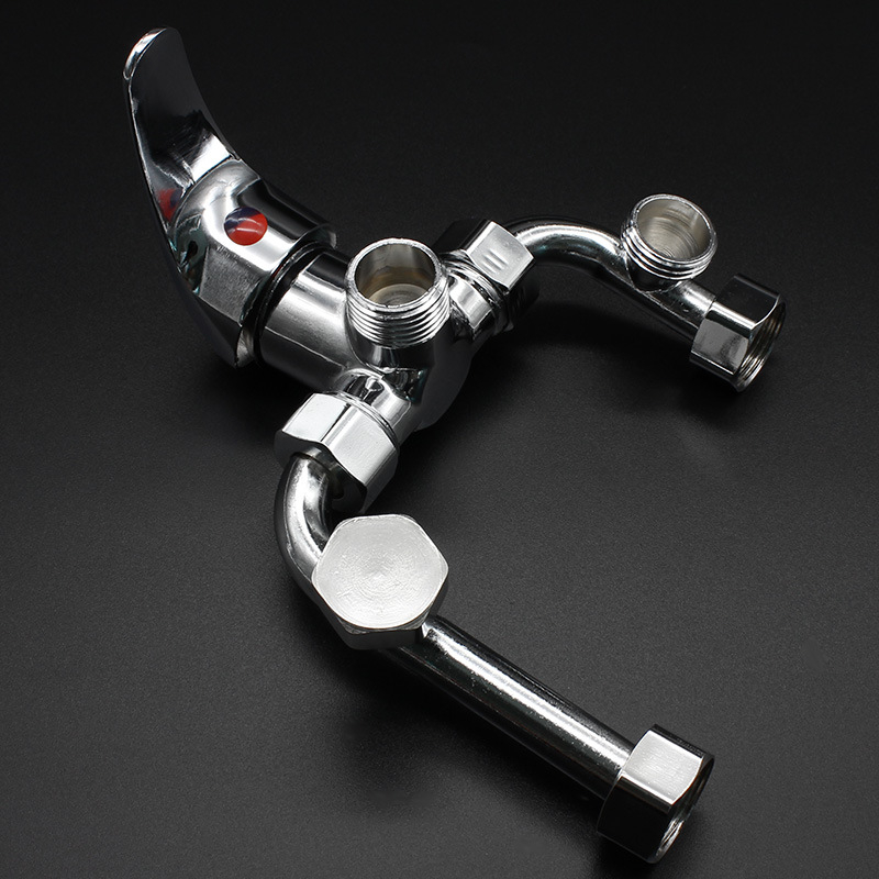 Βαλβίδα ανάμιξης από χαλκό σε σχήμα U για ηλεκτρικό θερμαντήρα νερού — μοντέλο 001, λειτουργική πίεση 1,6 MPa, ζεστό νερό 100°C, κρύο νερό 0°C