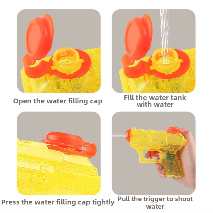 KIDNOAM Pistol de apă – Plastic, pentru copii 4–6 ani, Categoria Pistol de apă, Certificare 3C 2021152202034873