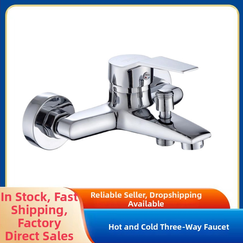 Robinet ascuns pentru duș și cadă - construcție din cupru, cartuș ceramic, montaj în perete, 0–90°C, 0.8–1.2 MPa, model 6009