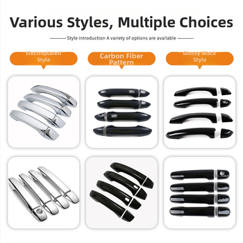 Dekorácia pre rukoväť dverí Subaru BRZ 12-23 – antiškrabací modifikačný doplnok, ABS, model 240520, Xin Jinlong