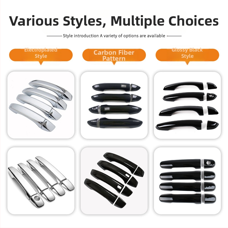 Dekorácia pre rukoväť dverí Subaru BRZ 12-23 – antiškrabací modifikačný doplnok, ABS, model 240520, Xin Jinlong