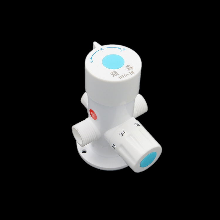 Ηλιακή θερμοστατική βαλβίδα ντους με εξωτερική εγκατάσταση, μηχανική ανίχνευση, μοντέλο YS026, πίεση λειτουργίας 1 MPa, κρύο νερό 5°C, ζεστό νερό 90°C, ροή εξόδου 15 L/min