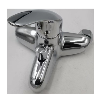 Robinet de duș triplu pentru cadă, amestec rece-cald, montat pe perete, corp din aliaj de zinc, nucleu ceramic