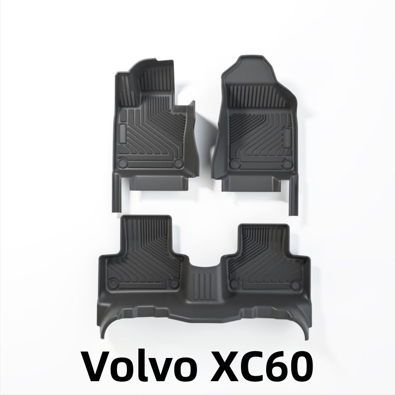 Covorașe de podea Volvo – Material TPE, Brand Jin Haolong, modele compatibile XC60 XC90 XC40 S60 S90 V60 V90 EX30 XC70 EM90, personalizare disponibilă