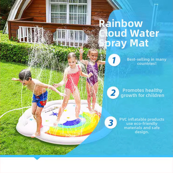 Covoraș de stropire cu apă din PVC pentru copii – dezvoltare senzorială și stimularea interesului, potrivit pentru 4–6 ani, brand Dr. Dolphin