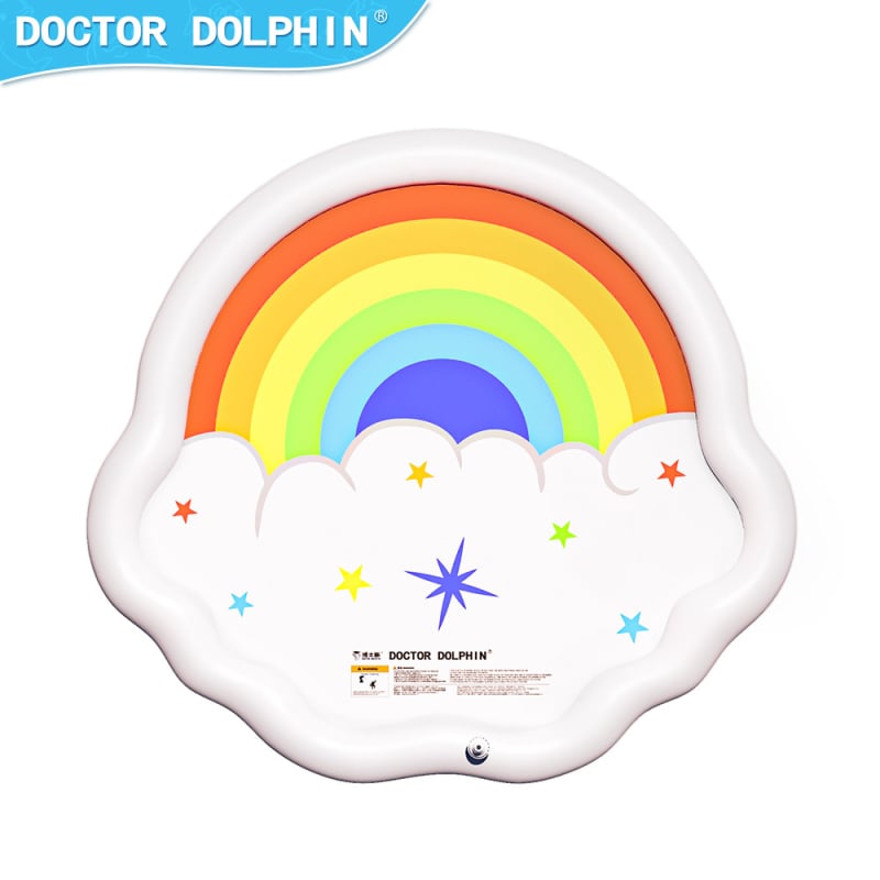 Covoraș de stropire cu apă din PVC pentru copii – dezvoltare senzorială și stimularea interesului, potrivit pentru 4–6 ani, brand Dr. Dolphin