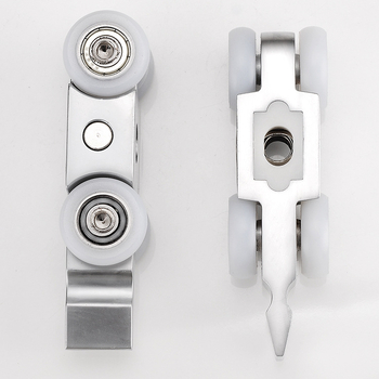 Kotačić za klizna vrata AM005, aluminijska legura, za drvena vrata, moderan minimalistički stil, pogodno za debljinu vrata iznad 30 mm