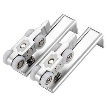 Kotačić za klizna vrata AM005, aluminijska legura, za drvena vrata, moderan minimalistički stil, pogodno za debljinu vrata iznad 30 mm