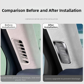 Mască pentru orificiul de aer din oțel inoxidabil pentru modificări interioare (Marcă: Nothing; Material: oțel inoxidabil; Model: Altul)