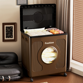 Baoyue 8885 Cutie pentru depozitare haine cu roți, pliabilă, 100–150 L, material PP