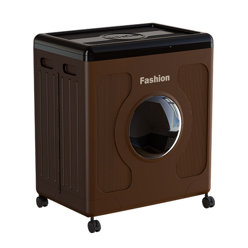 Baoyue 8885 Cutie pentru depozitare haine cu roți, pliabilă, 100–150 L, material PP