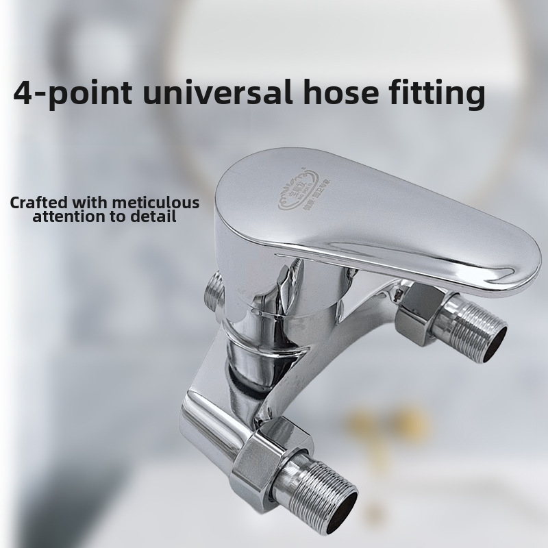 Set dus cu robinet de amestec montat pe suprafață și încălzitor de apă, model S-1008, Bao shunfa