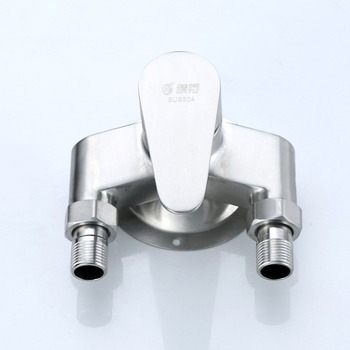 Ventil de amestec pentru duș, oțel inoxidabil 304, montaj la suprafață, pe perete, cartuș ceramic, 0–100°C, 1,6 MPa