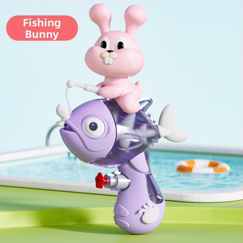 Pistol de apă cu design de desene animate (Plastic; Jet de apă; Pentru copii 4–6 ani; Jucărie de plajă)