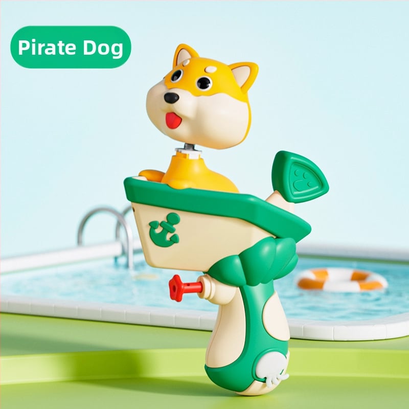 Pistol de apă cu design de desene animate (Plastic; Jet de apă; Pentru copii 4–6 ani; Jucărie de plajă)