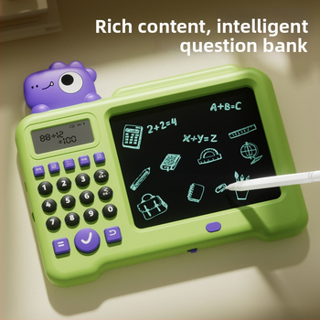 Dispozitiv educațional pentru copii: antrenament la aritmetica orală cu tabelul operațiilor, ecran LCD, baterie reîncărcabilă