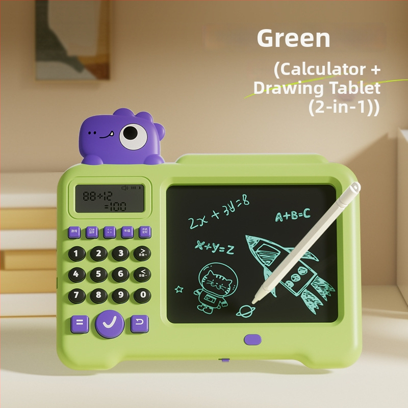 Dispozitiv educațional pentru copii: antrenament la aritmetica orală cu tabelul operațiilor, ecran LCD, baterie reîncărcabilă