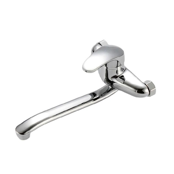 Zidni kuhinjski miješani faucet s miješanjem tople i hladne vode, radni tlak 0.8 MPa, topla voda 90°C, hladna -15°C, protok 3.2, promjer Ø10 mm