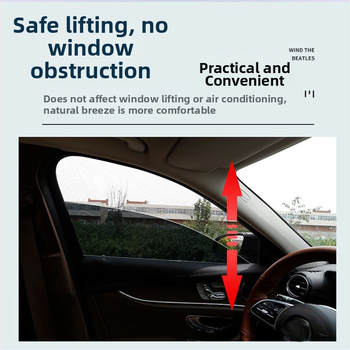 Plasă auto pentru protecția împotriva insectelor, din plasă – model Mosquito Net, brand Yuchao, utilizare vară