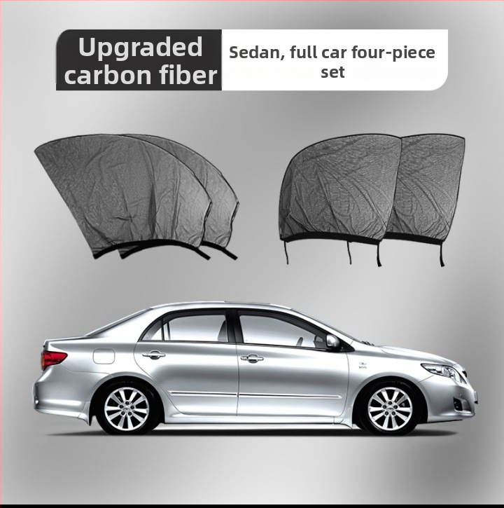 Plasă auto pentru protecția împotriva insectelor, din plasă – model Mosquito Net, brand Yuchao, utilizare vară