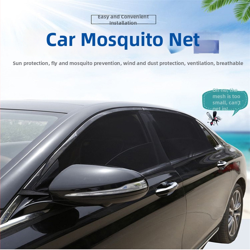 Plasă auto pentru protecția împotriva insectelor, din plasă – model Mosquito Net, brand Yuchao, utilizare vară