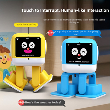 Jucărie robot AI inteligentă cu Bluetooth, baterie Li-ion reîncărcabilă, recunoaștere vocală, atingere și compatibilitate cu aplicația mobilă