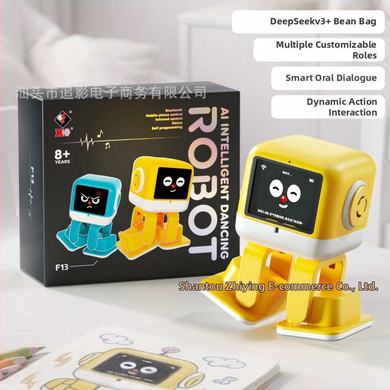 Jucărie robot AI inteligentă cu Bluetooth, baterie Li-ion reîncărcabilă, recunoaștere vocală, atingere și compatibilitate cu aplicația mobilă