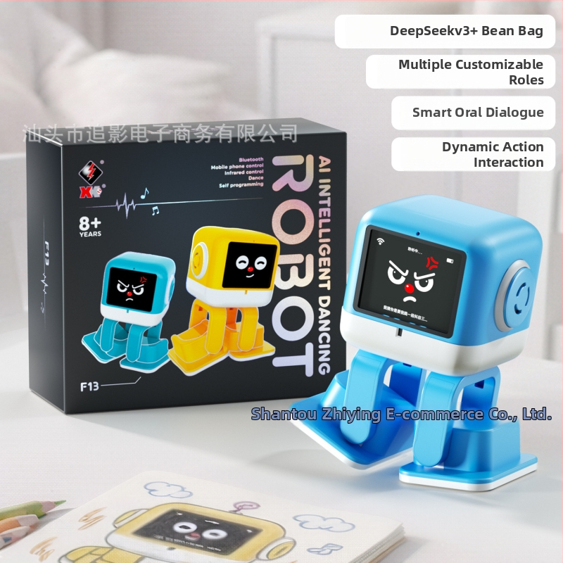 Jucărie robot AI inteligentă cu Bluetooth, baterie Li-ion reîncărcabilă, recunoaștere vocală, atingere și compatibilitate cu aplicația mobilă