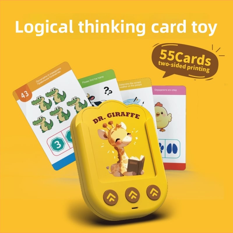 Dispozitiv educațional de învățare pentru educație timpurie, învățare bilingvă, povești audio și jocuri interactive (ABS; Alimentare: baterie uscată; Fără memorie; Pentru vârsta 4–6 ani)