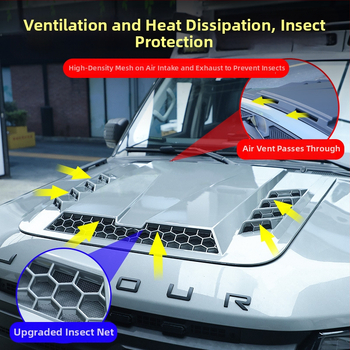 Capotă pentru Jietu Traveler Shanhai T2 — montaj cu ventuze