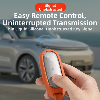Husă din silicon pentru cheia de mașină, cu cataramă, compatibilă cu L6L7L8L9 MEGA